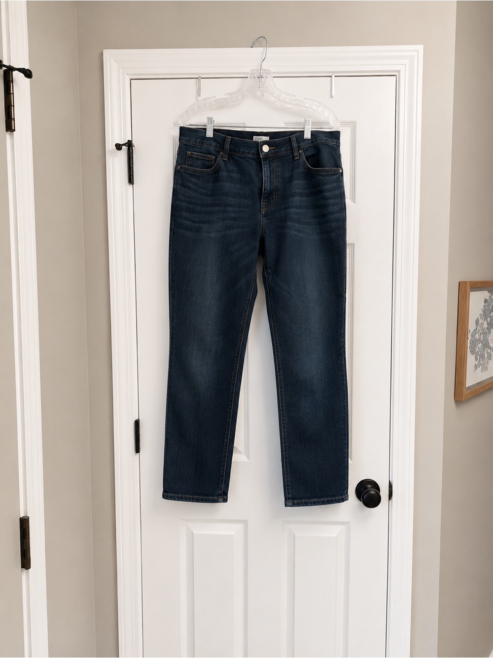 LOFT Men's Dark Wash Straight Jeans